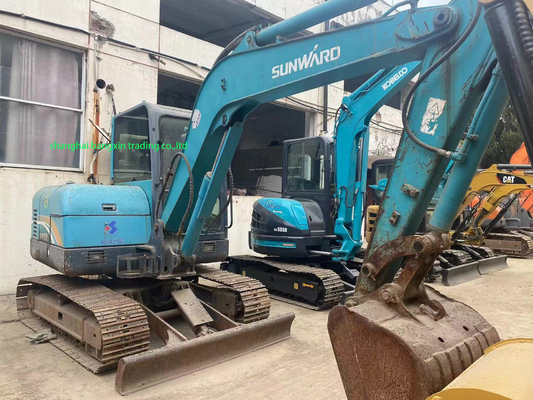 Sunward SWE60 Minibagger mit Original-Hydraulikventil und 0,23 m3 Eimerkapazität
