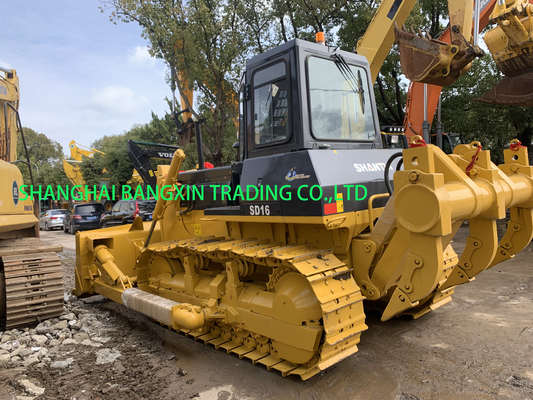 Gebrauchtes Shantui SD16 Bulldozer mit starker Leistung und hydraulischer Stabilität in gutem Zustand