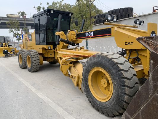 Niedrige Betriebszeiten Katzen-Graderer Caterpillar 140H Landniveller mit Cummins-Motor