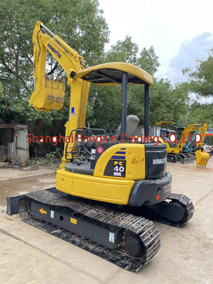 0.23m3 Eimer Kapazität Komatsu PC40MR Minibagger mit allen Funktionen normal