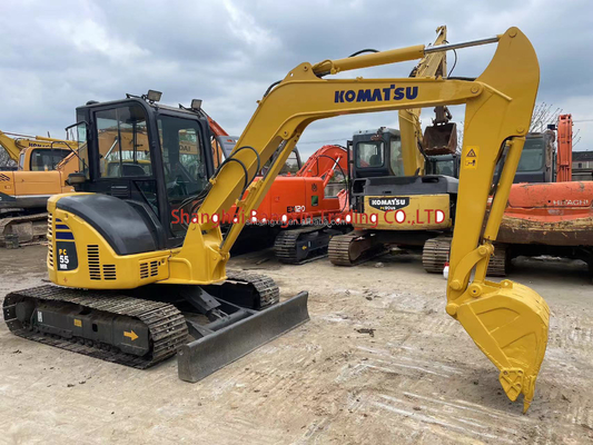 Komatsu PC55MR Minibagger mit 90% Temperatur und Originalhydraulikzylinder