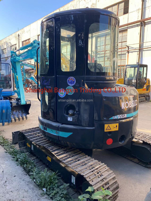 Gebrauchtes Kobelco SK55 Minibagger mit EPA/CE-Zertifizierung und Betriebsgewicht von 5 Tonnen