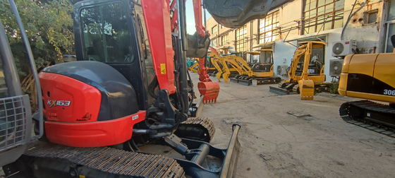 Niedrige Arbeitszeiten KUBOTA KX163 Minibagger für Ingenieurbauprojekte