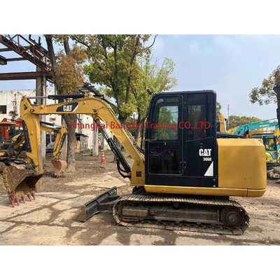 CAT 306E Gebraucht-Minibagger mit Original-Hydraulikventil in gutem Zustand