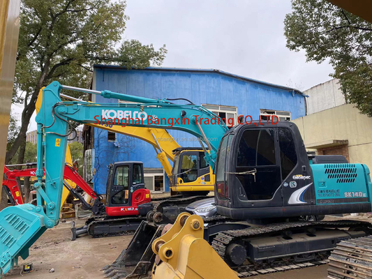 Gebrauchtes Kobelco SK140 Crawler Bagger mit 14 Tonnen Betriebsgewicht in gutem Zustand