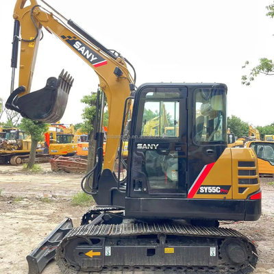 Kleine Größe Großleistung SANY SY55C Minibagger mit Original-Hydraulikzylinder