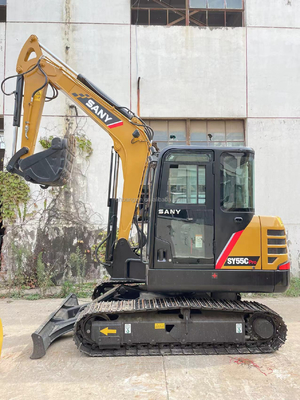 Kleine Größe Großleistung SANY SY55C Minibagger mit Original-Hydraulikzylinder