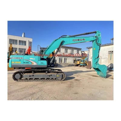 Gebrauchte Kobelco SK200 Baggermaschine in gutem Zustand Lieferzeit innerhalb von 7 Tagen