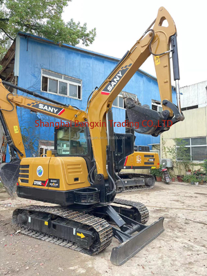 Betriebsgewicht 5,5 Tonnen Sany SY55C Baggermaschine Gebraucht Baggermaschine mit kostenlosem Versand