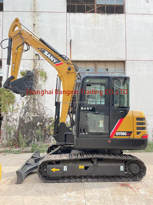 5.5TON Betriebsgewicht Sany SY55C Baggermaschine für eine hervorragende Arbeitsleistung