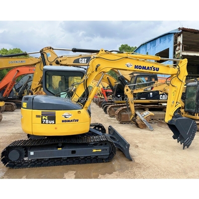 90% Bagger Japan Hydraulischer Bagger Crawler Komatsu PC78US mit allen Funktionen normal