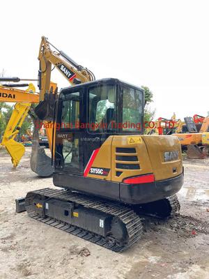 5.5TON Betriebsgewicht Sany SY55C Baggermaschine für eine hervorragende Arbeitsleistung