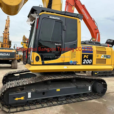 Original Japan Gebraucht Komatsu PC200 Bagger mit geringen Arbeitszeiten und 1m3 Eimer Kapazität