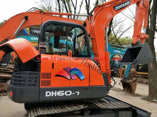 700 Arbeitsstunden verwendet Doosan DH60-7 Crawler Bagger mit 1 und After-Sales Support