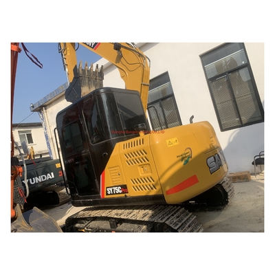 40 kw Sany SY75 Gebraucht-Crawler Bagger fast und bereit für den schnellen Kauf