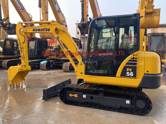 Gutes Zustand Gebraucht Komatsu PC56 Crawler Bagger Alle Funktionen Normal 7 Tage Lieferung