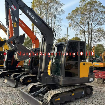 Kleinmaschinenbau Minibagger VOLVO EC60D mit hoher Leistung und hydraulischer Stabilität