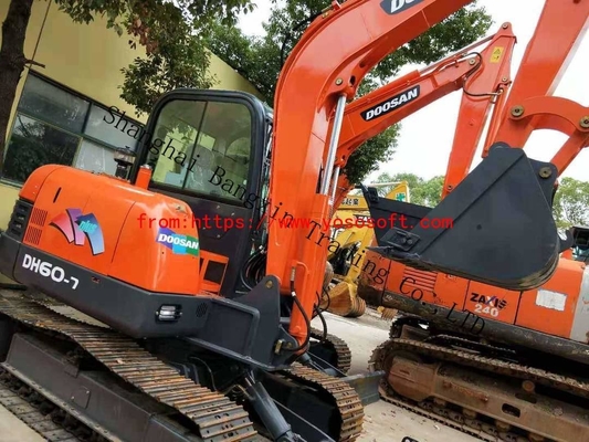 90% DH60-7 Minibagger verwendet für Crawler Bagger Baumaschine