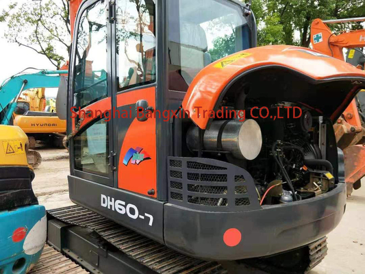 90% DH60-7 Minibagger verwendet für Crawler Bagger Baumaschine