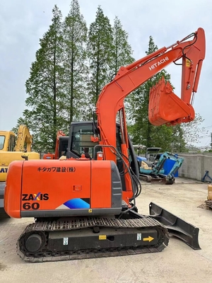 90% Gebraucht Hitachi ZX60 Mini Bagger von 6 Tonnen für Ihre industriellen Bedürfnisse