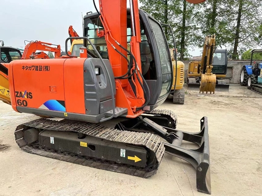 90% Gebraucht Hitachi ZX60 Mini Bagger von 6 Tonnen für Ihre industriellen Bedürfnisse