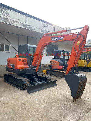 Ja, wir können Inspektion verwendet Doosan Bagger 6 Tonnen in Shanghai 0,25 Eimer Kapazität