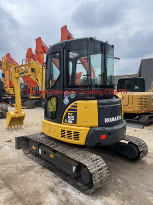 Gebrauchtes Komatsu PC55MR-2 Minibagger 28.5k Jahr 2021 in ausgezeichnetem Zustand