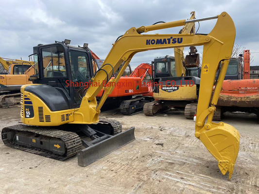 Gebrauchtes Komatsu PC55MR-2 Minibagger 28.5k Jahr 2021 in ausgezeichnetem Zustand