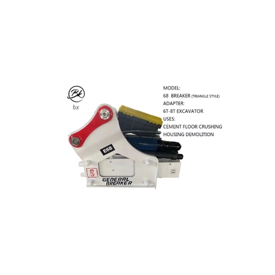 Produktmodell Hammer Global Mini Bagger Bucket 68 Breaker Dreieckstil für Bagger