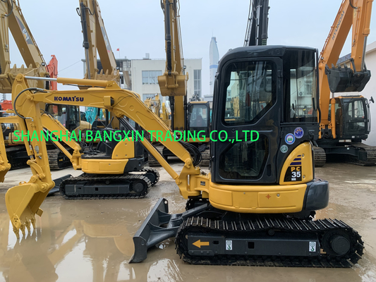 3500 KG Gebrauchtkomatsu PC35 Mini Bagger mit kostenlosem Versand und hoher Produktivität